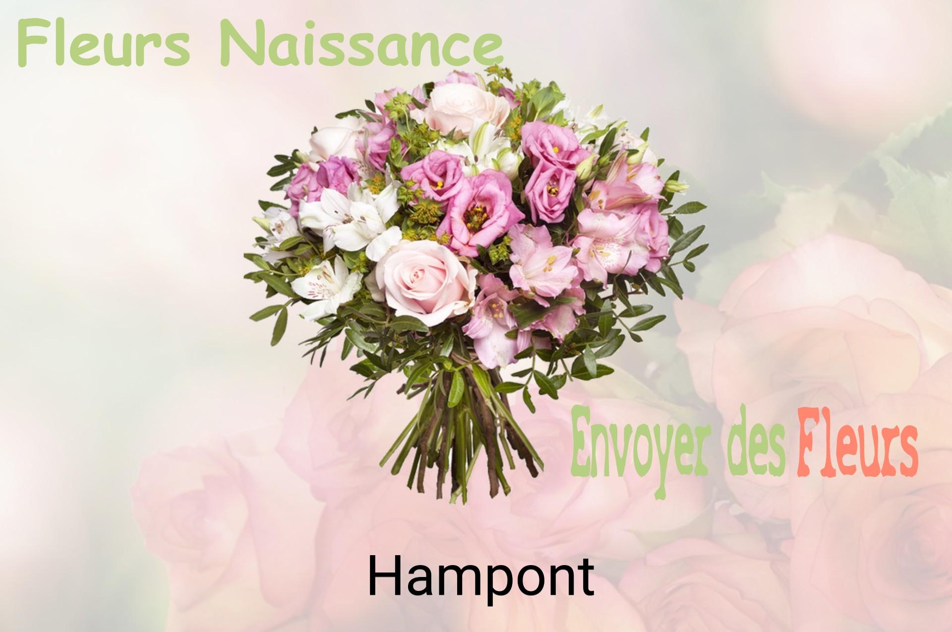 Bouquet de fleurs de naissance livré à Hampont
